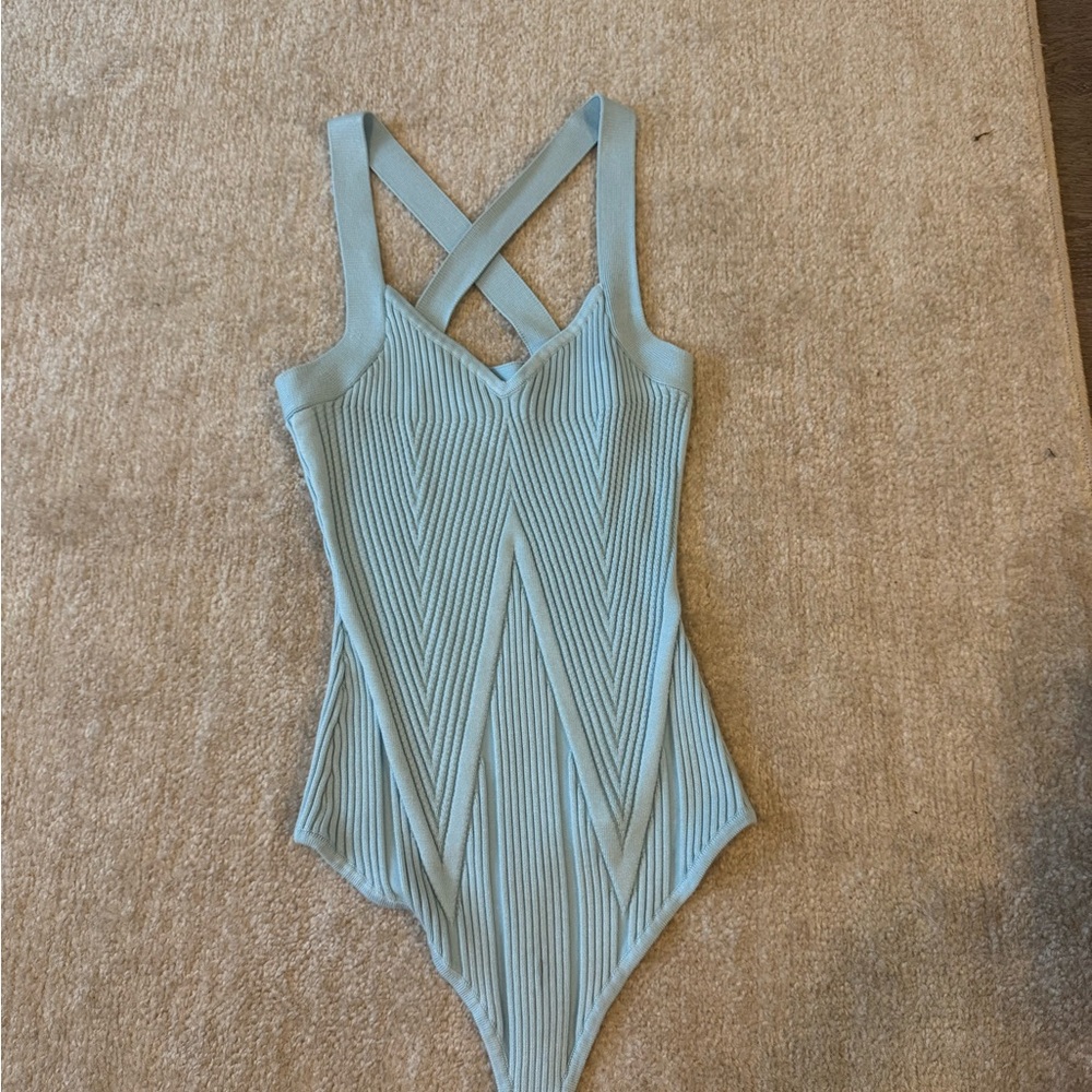 Abercrombie Light Blue Bodysuit